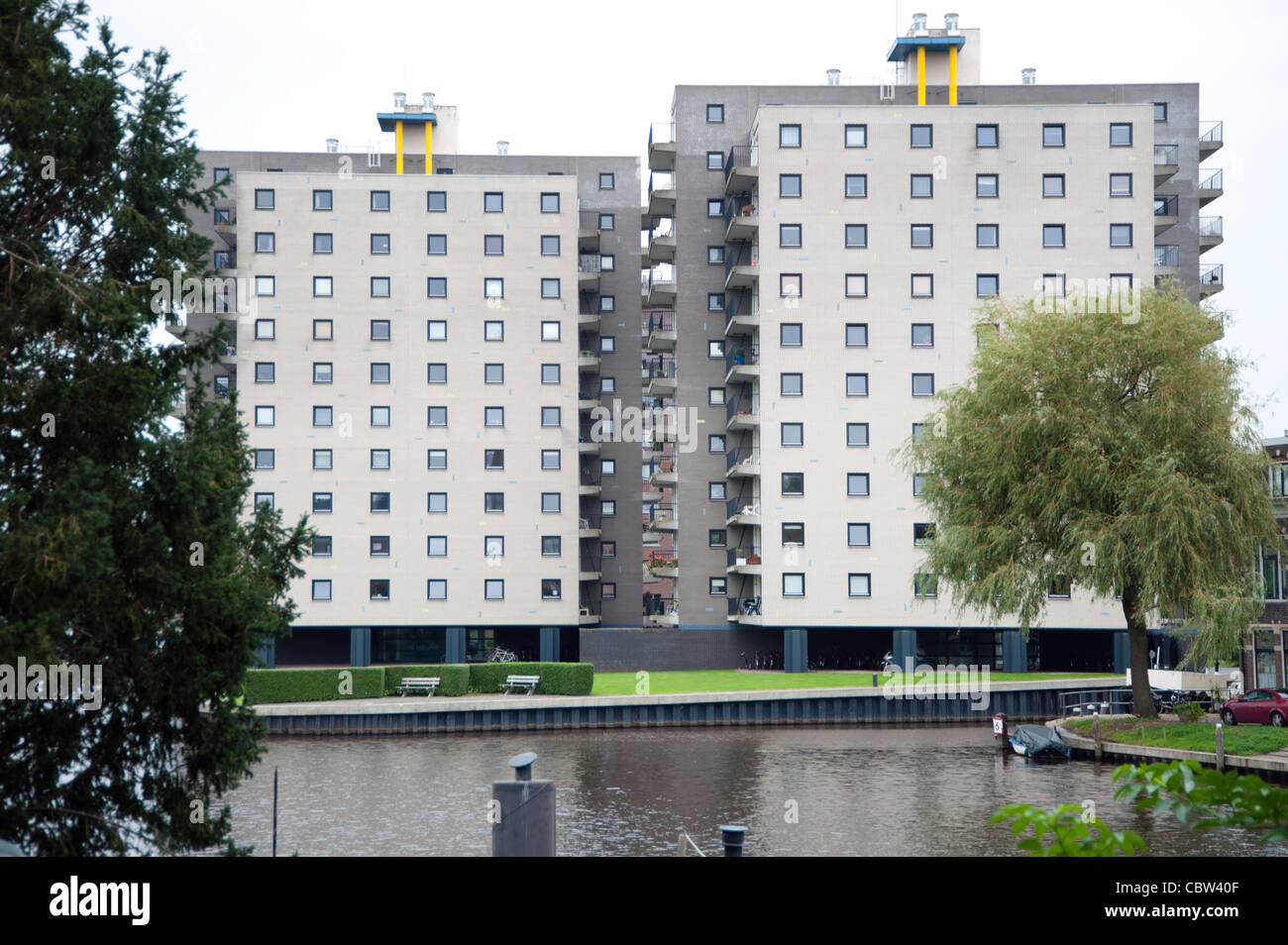 De Brink appartamenti da architetto olandese Rem Koolhaas, OMA. Groningen Paesi Bassi Foto Stock