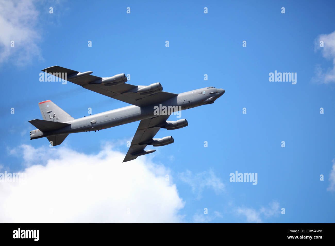 Noi bombardiere B-52 aeromobili a Farnborough airshow 2010 Foto Stock