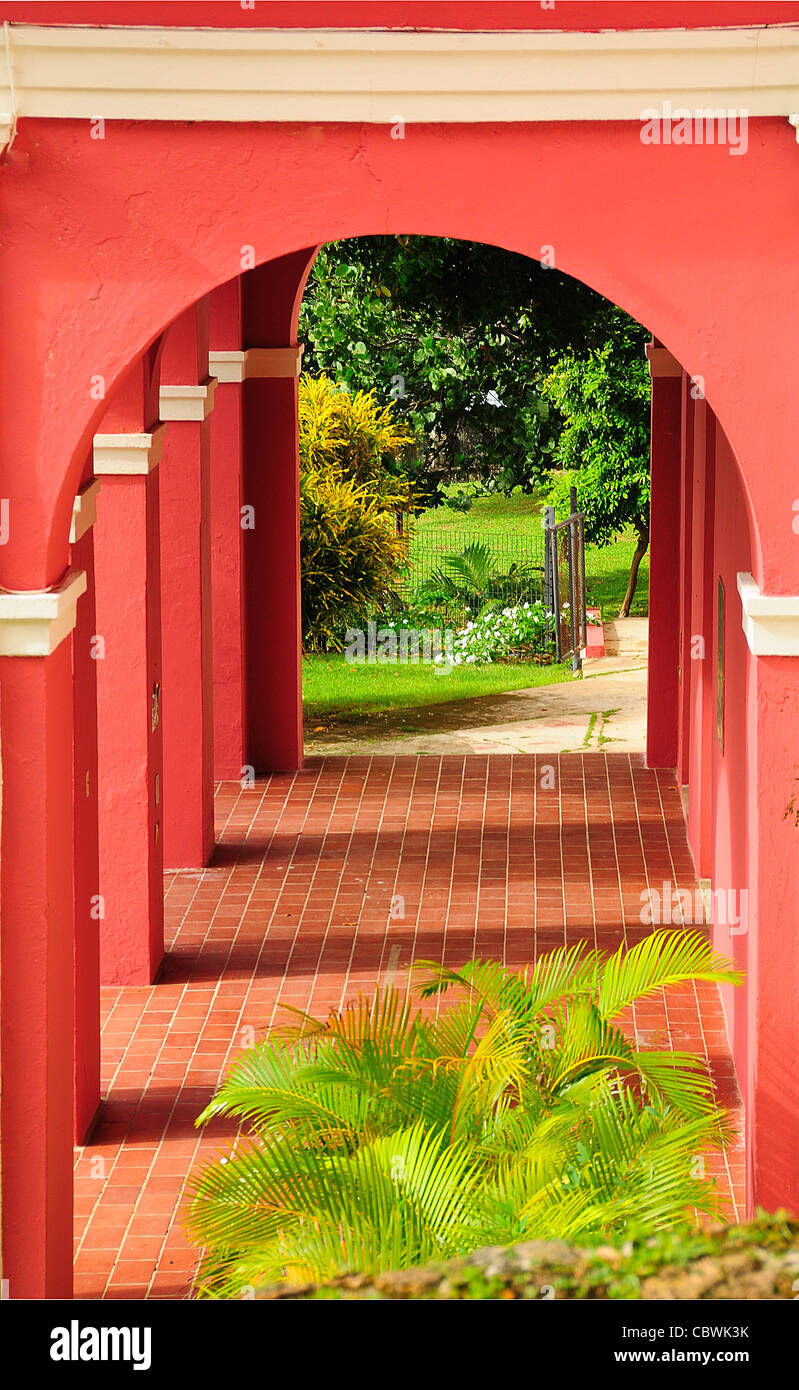 La vecchia San Juan Archway Foto Stock