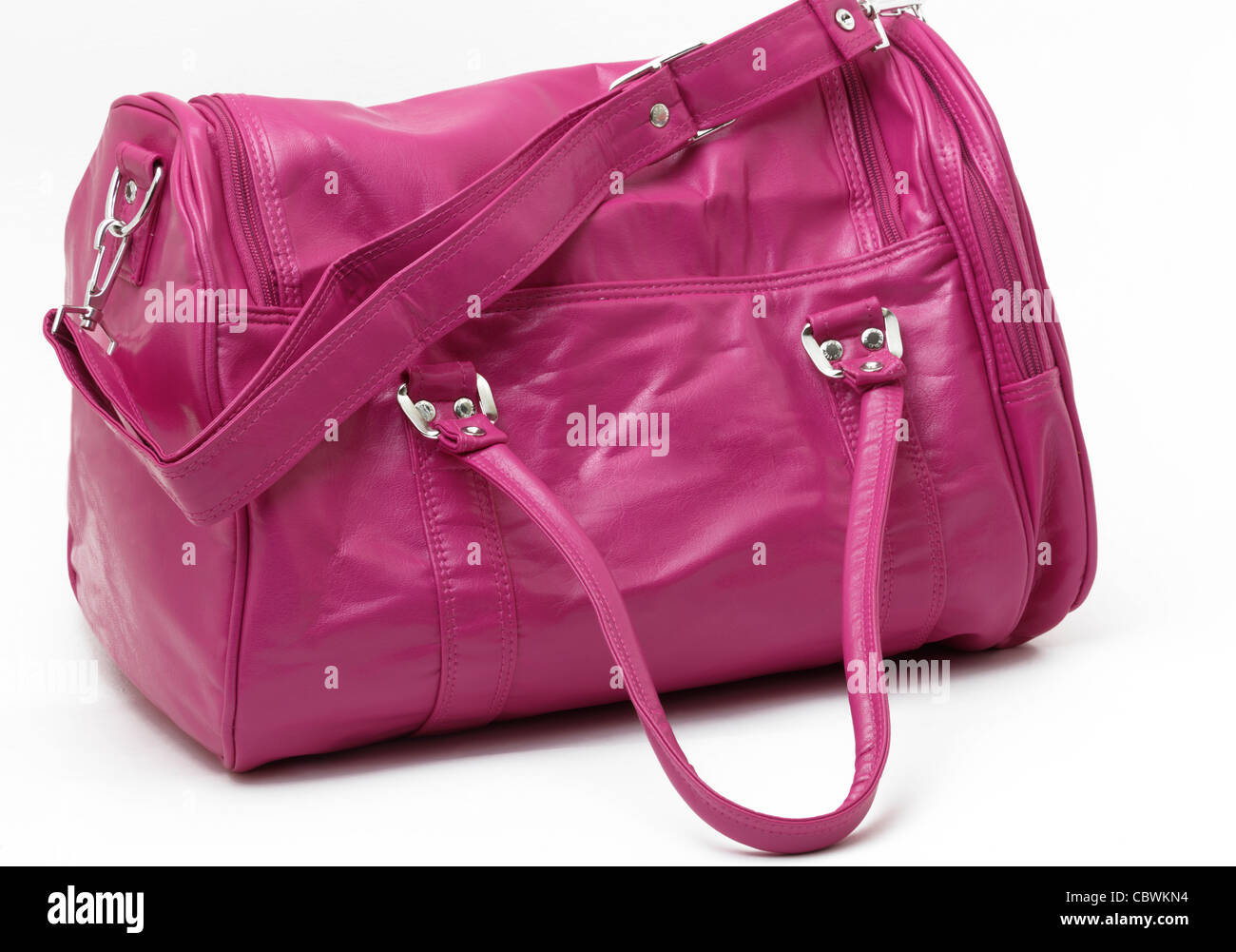 Borsa sportiva rosa Foto Stock