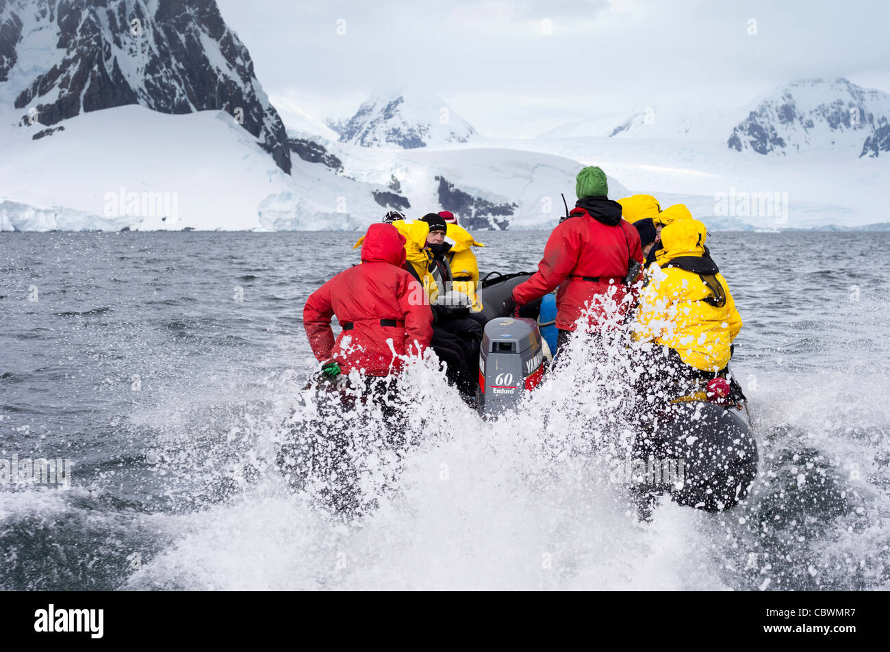 ZODIAC PLENEAU ISLAND, Antartide Foto Stock