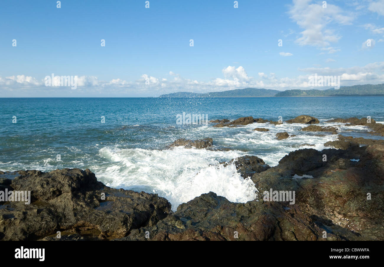 Drake Bay Osa Peninsula Costa Rica Foto Stock