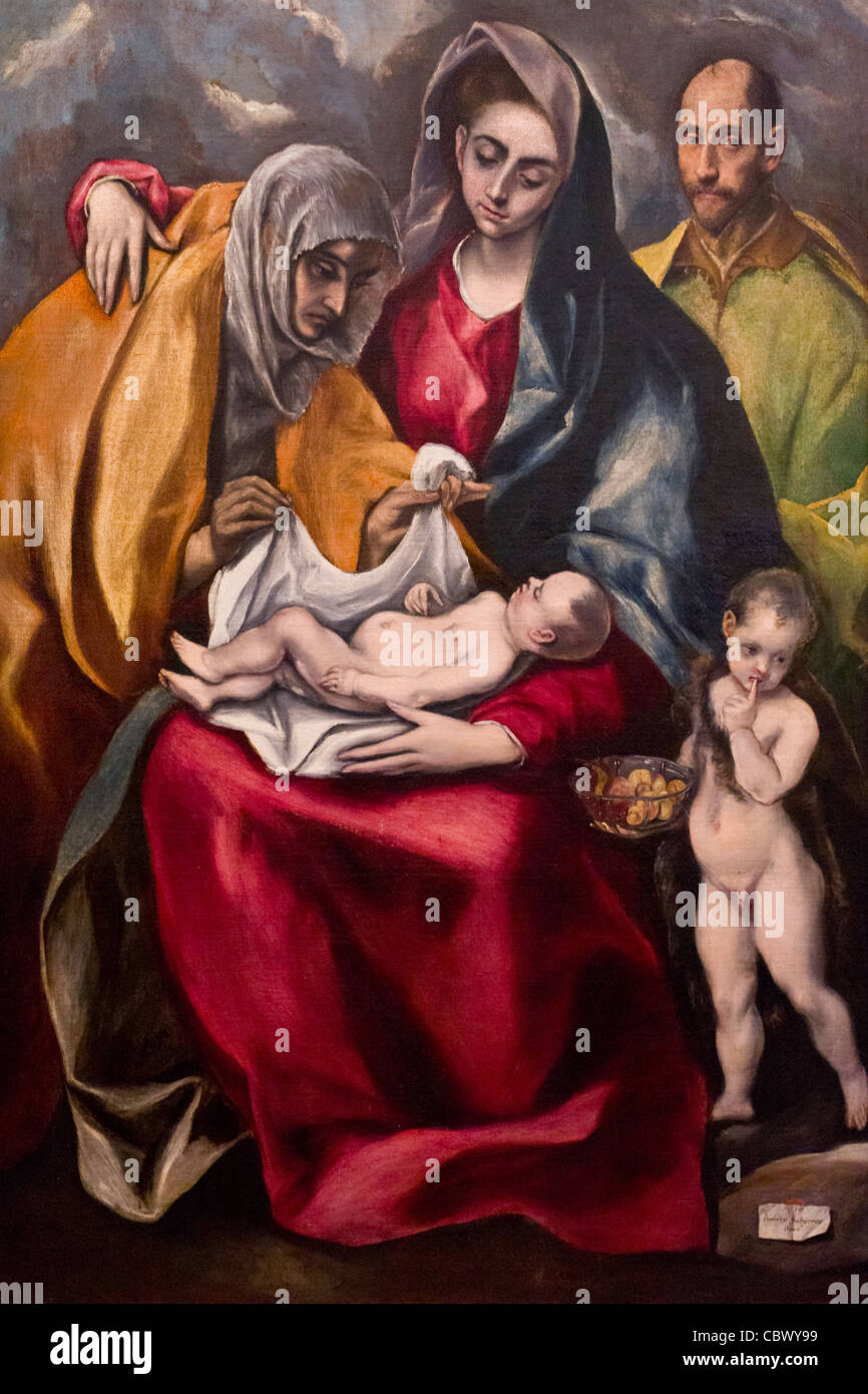 EL GRECO PITTURA MUSEO SANTA CRUZ TOLEDO SPAGNA Foto Stock