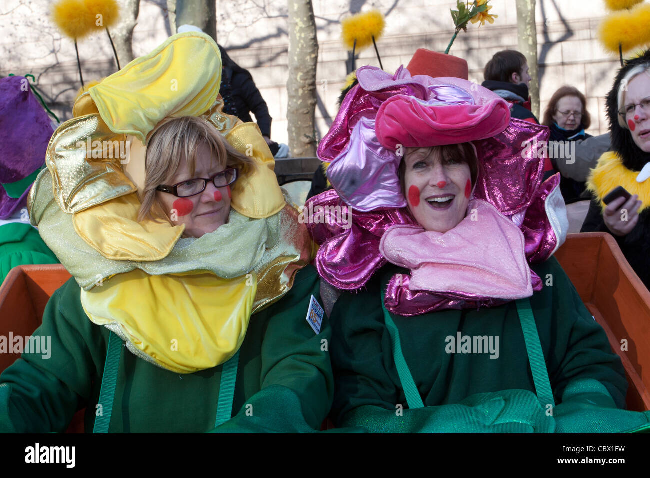 Primavera clown di Macy's 2011 Giornata del Ringraziamento Parade Foto Stock