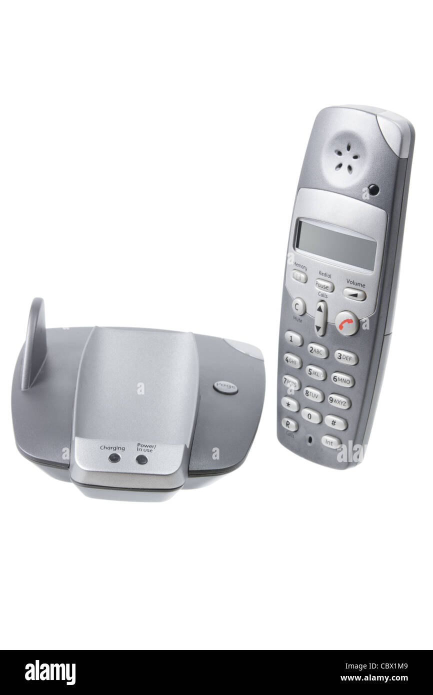 Telefono cordless Foto Stock