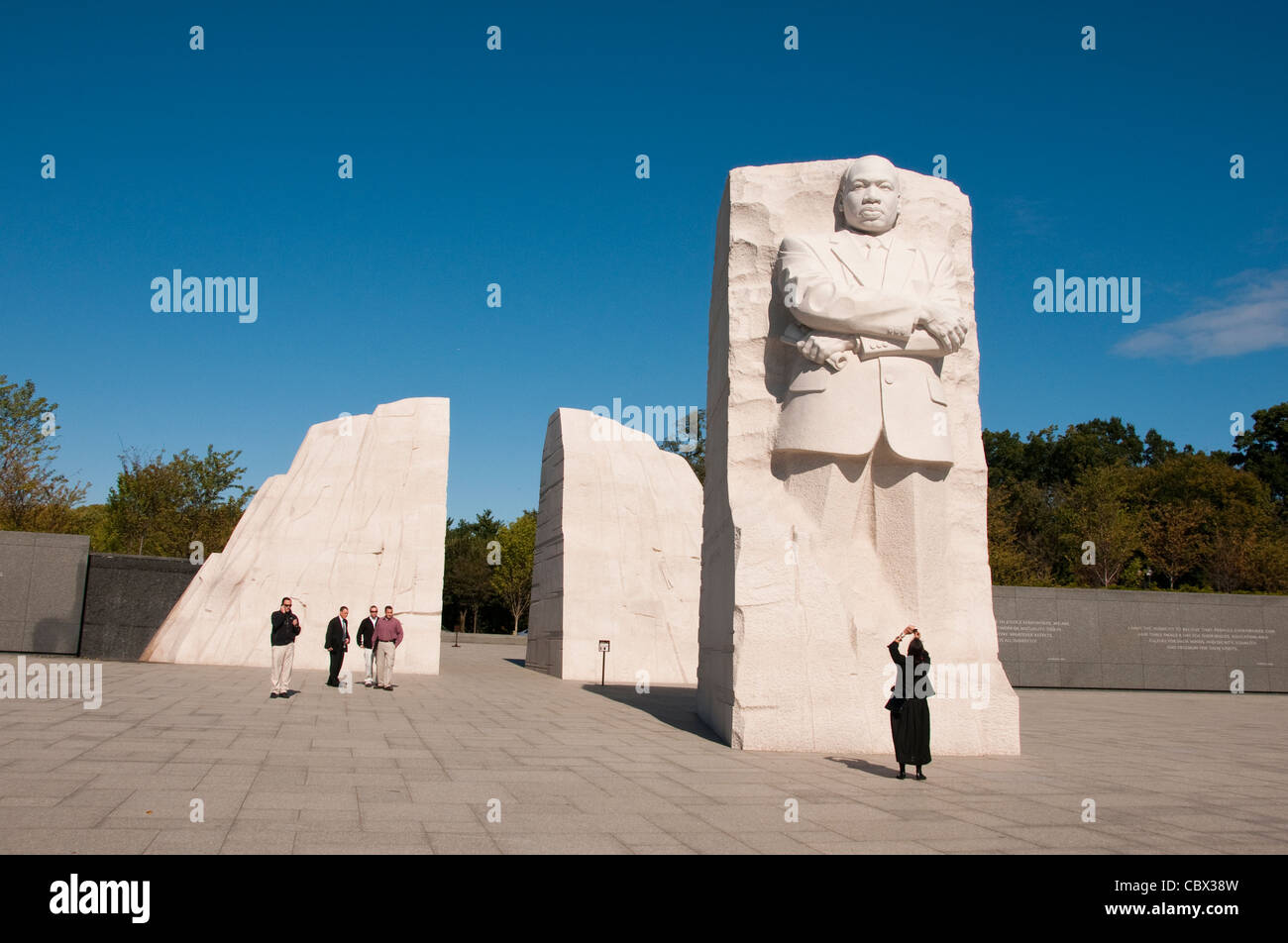 Martin Luther King Jr Memorial, Washington DC, DC124548 Foto Stock