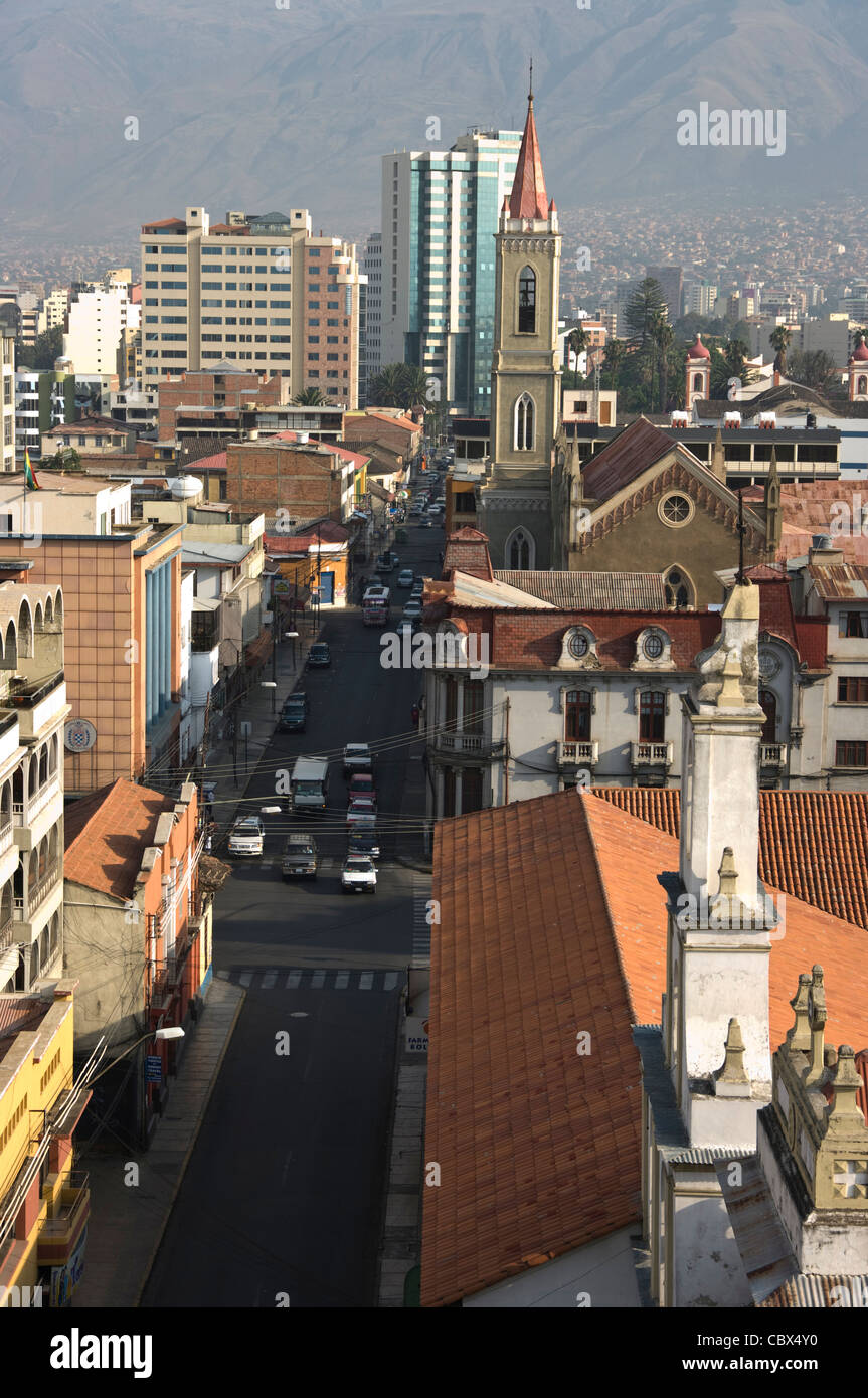 Bolivia. La città di Cochabamba. Centro citta'. Foto Stock