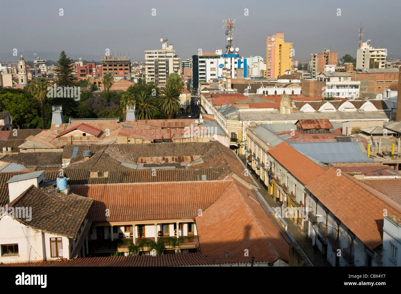 Bolivia. La città di Cochabamba. Centro citta'. Foto Stock