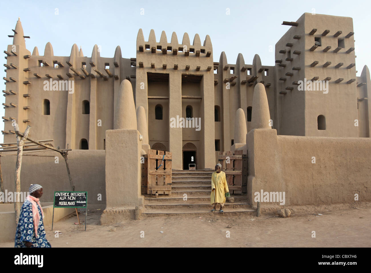 Grande moschea di Djenné, Mali, Africa Foto Stock