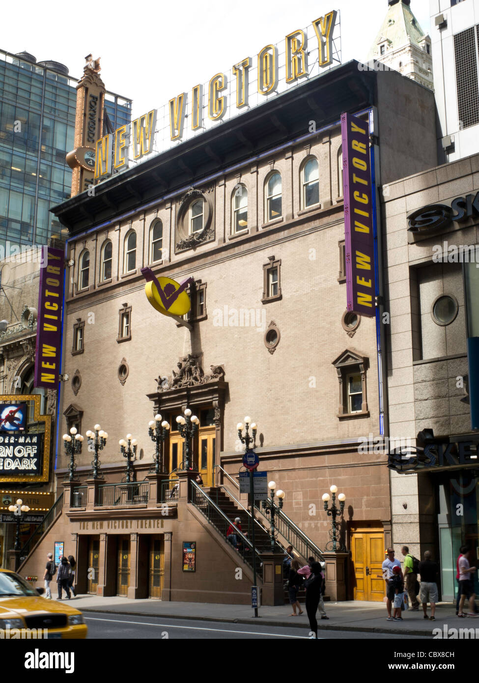 Nuovo Teatro Vittoria, Times Square, 42nd Street, NYC Foto Stock