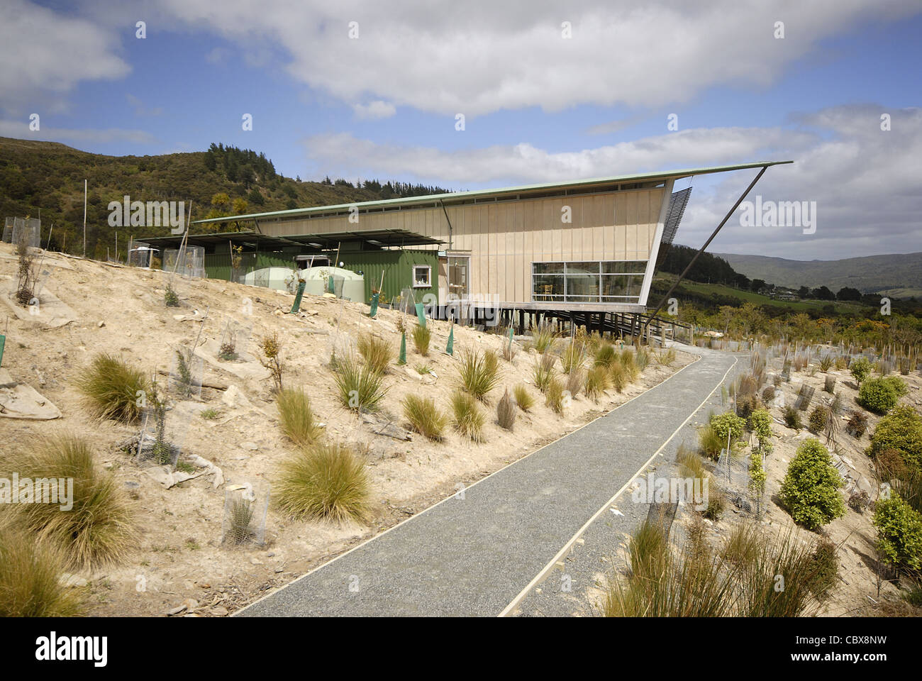 Il Orokonui Ecosanctuary, Nuova Zelanda Foto Stock