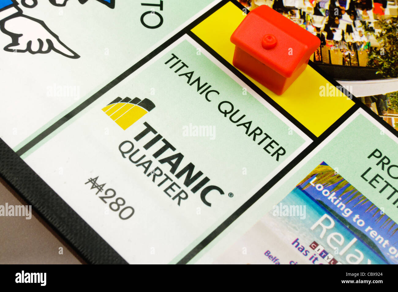 Belfast monopolio: Costruire un hotel sul Titanic Quarter Foto Stock