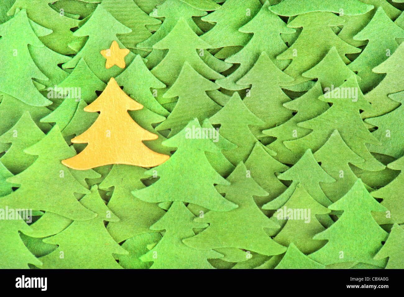 Alberi Di Natale Bianchi E Verdi Alberi di natale di carta immagini e fotografie stock ad alta