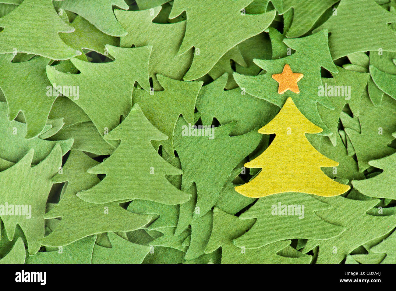 Alberi di natale di carta immagini e fotografie stock ad alta