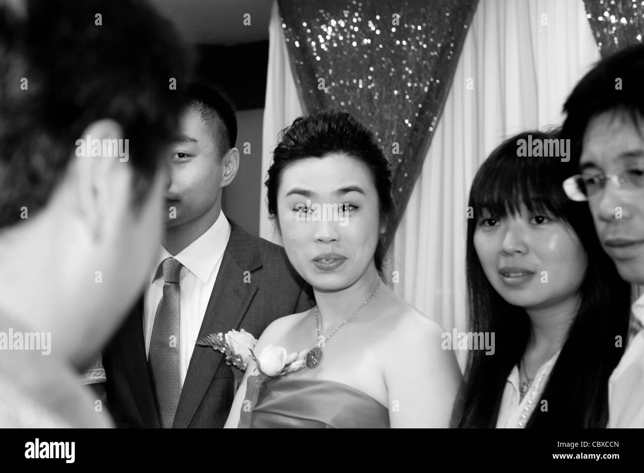 Il matrimonio di Li Ang e Guo Lina Foto Stock