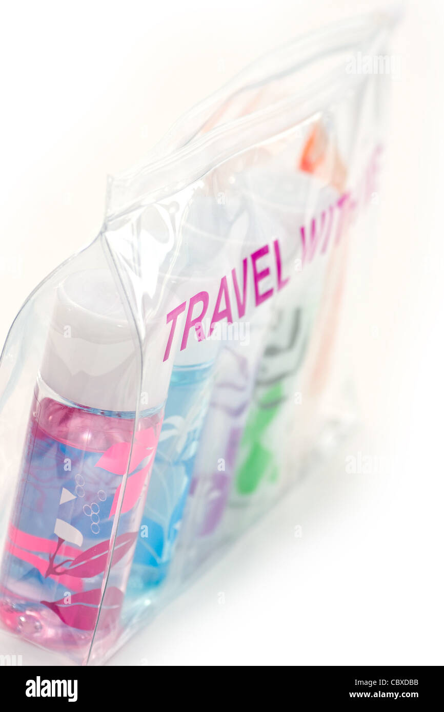 Kit da viaggio Foto Stock