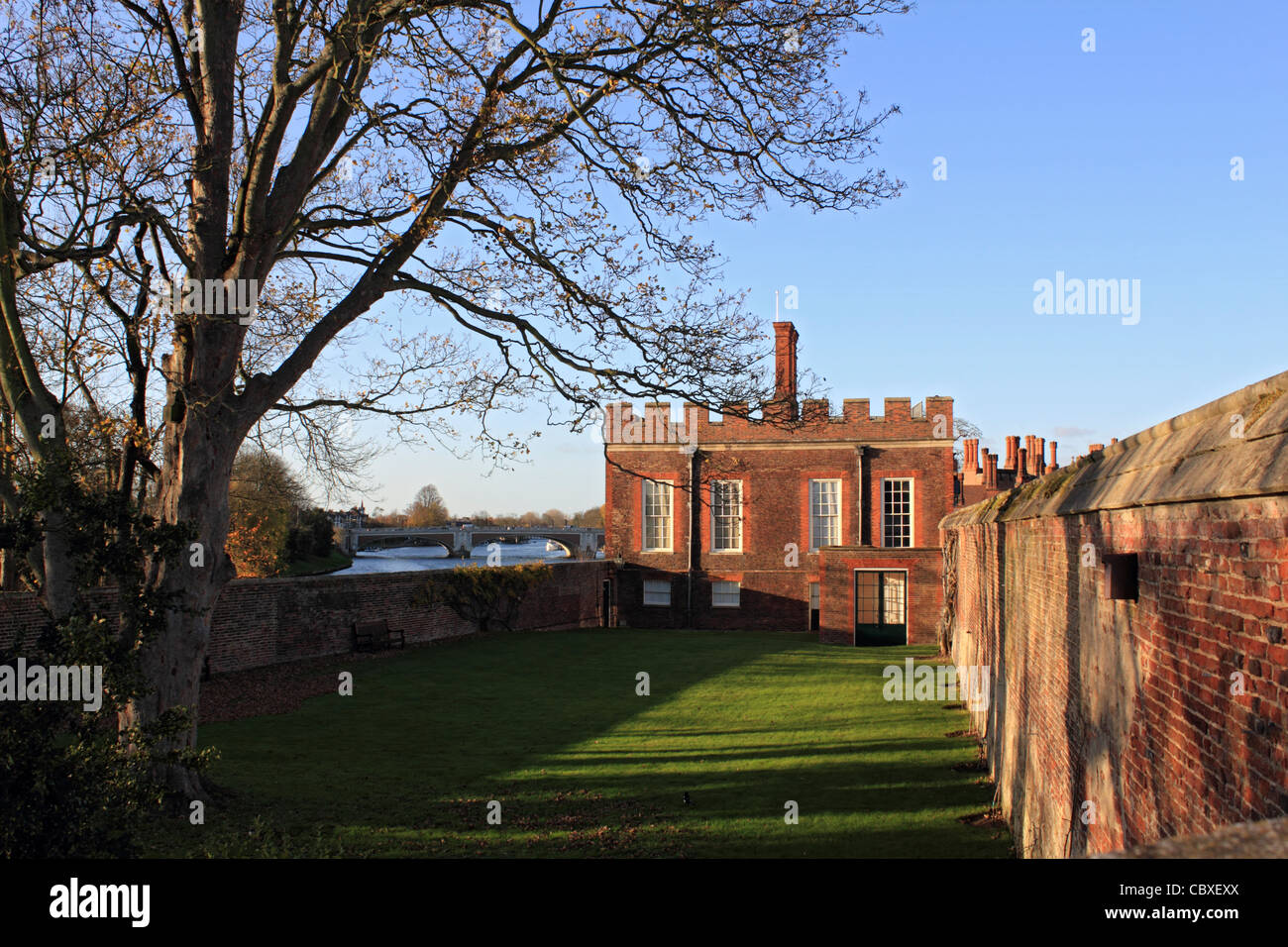 Hampton Court Palace, Molesey Surrey in Inghilterra REGNO UNITO Foto Stock