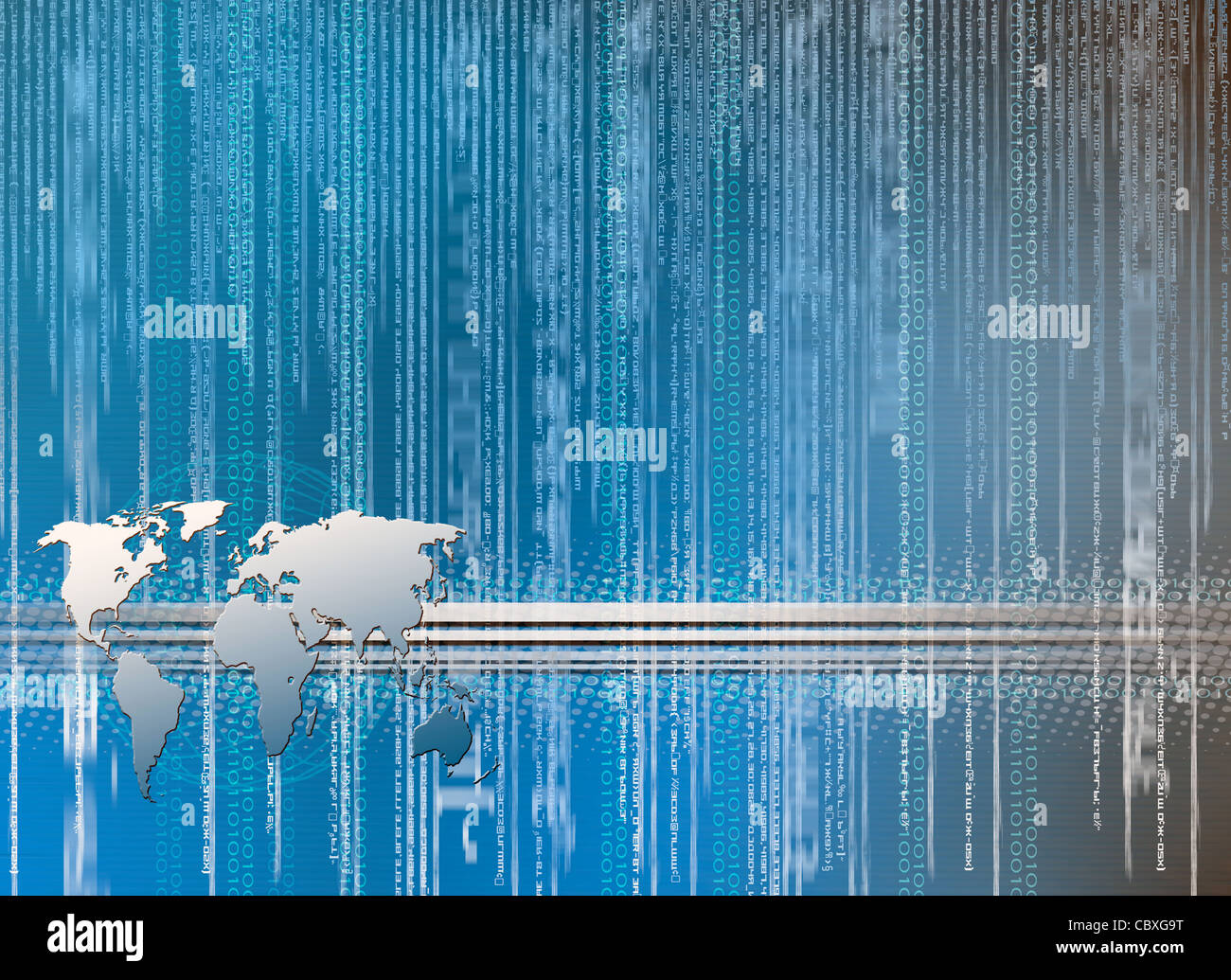 Blu sfondo astratto Foto Stock