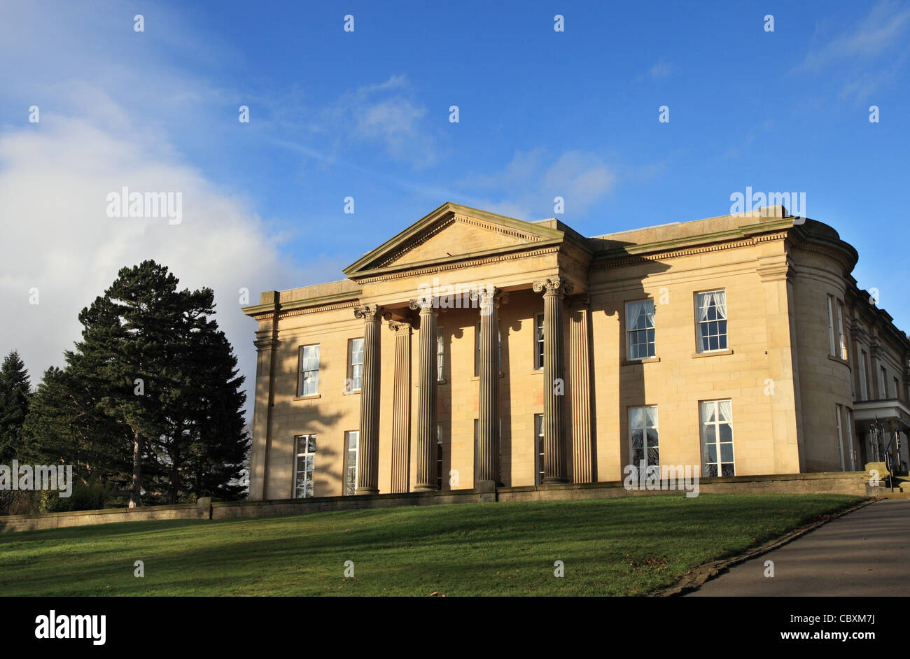 The Mansion, Roundhay Park, Leeds, West Yorkshire, Inghilterra, Regno Unito Foto Stock