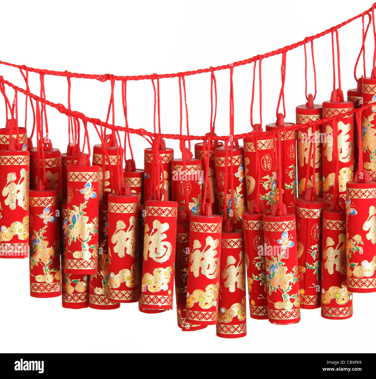 Petardi per il nuovo anno cinese decorazione. Foto Stock