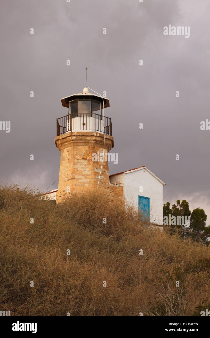 Cape Kiti lighthouse, Cipro Foto Stock