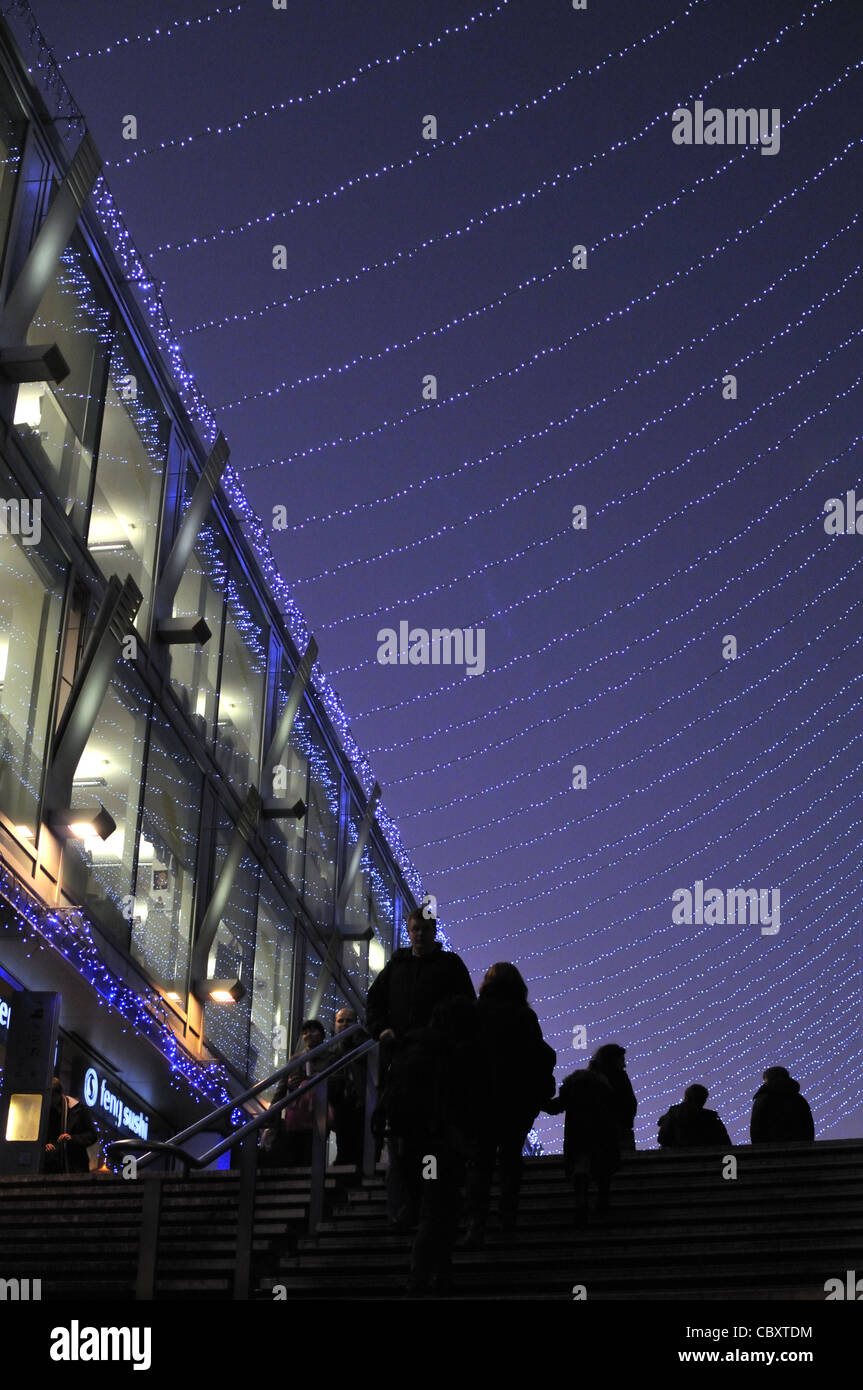 South Bank le luci di Natale 2011, Londra. Foto Stock