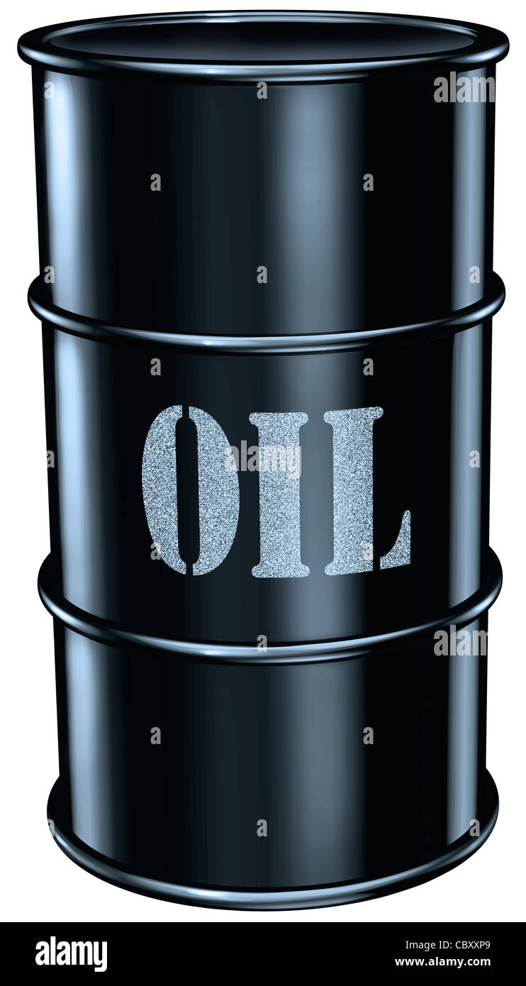 Barile da olio Foto Stock