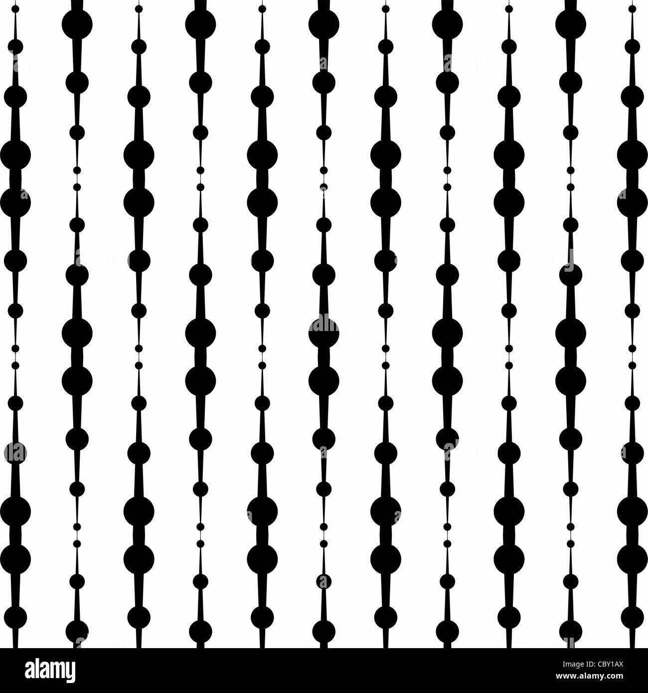 Bellissimo sfondo di seamless floral e pattern a punti Foto Stock