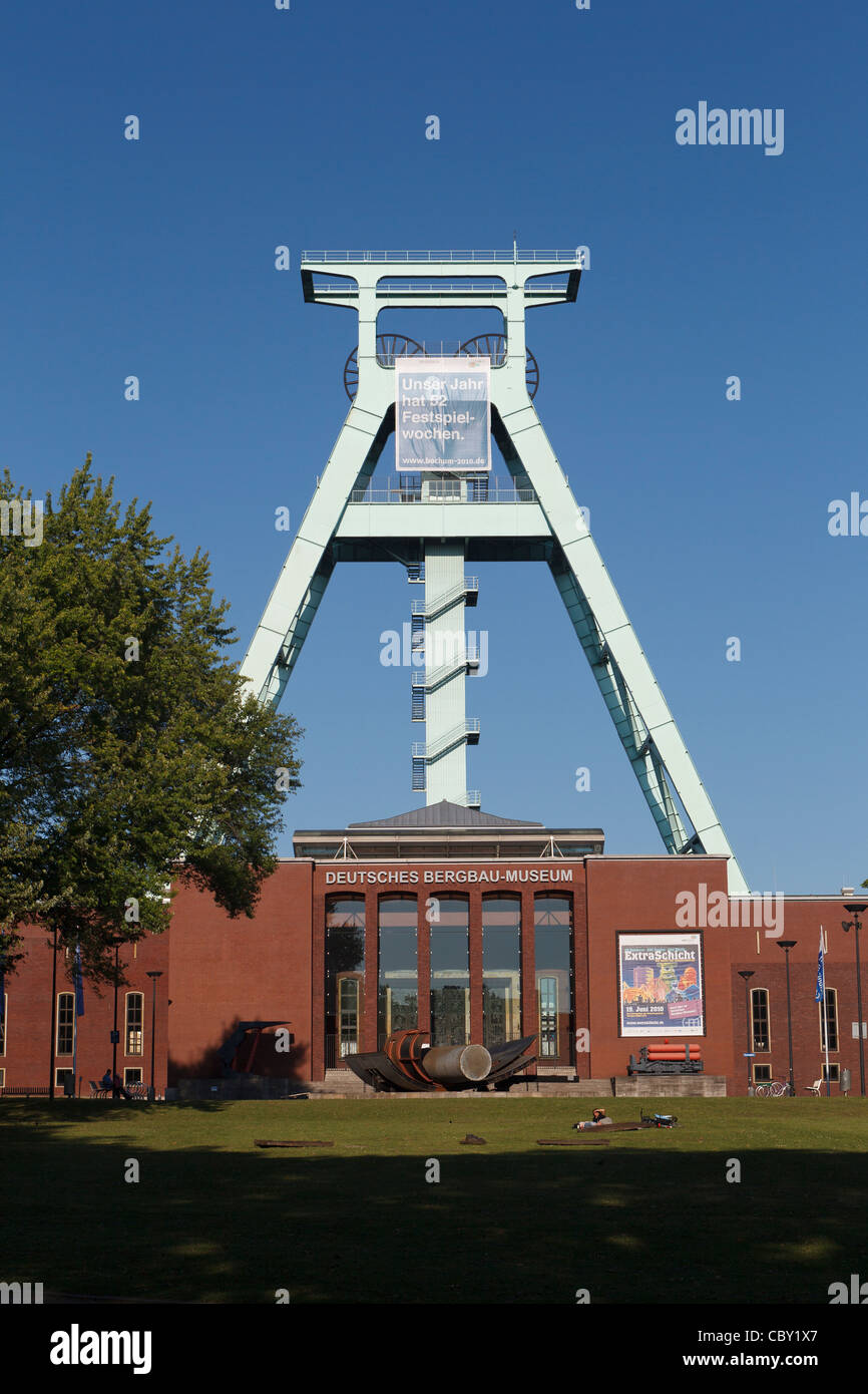 Il tedesco Mining Museum Bochum in Renania settentrionale-Vestfalia, Germania Foto Stock