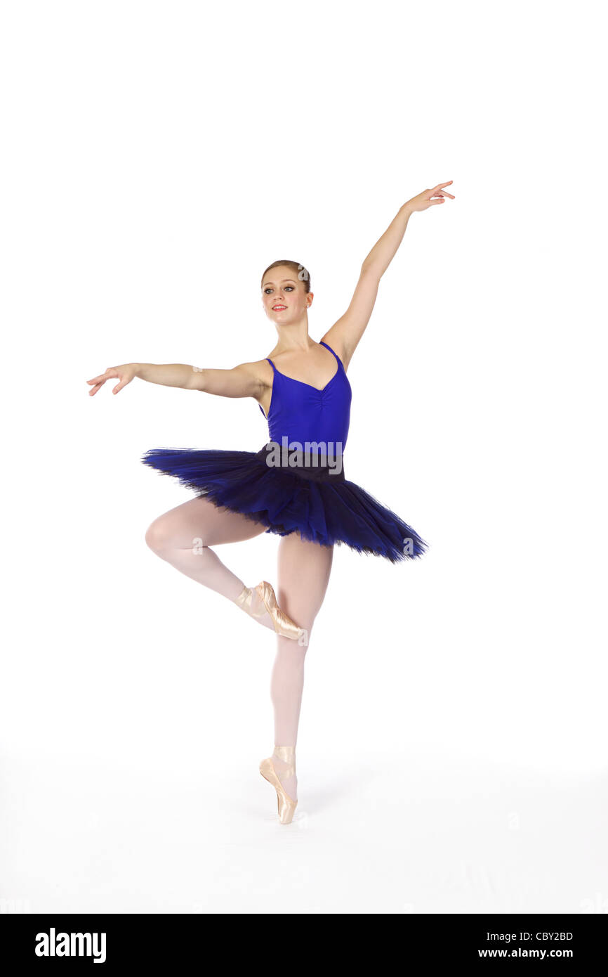 Bella giovane ballerina Foto Stock