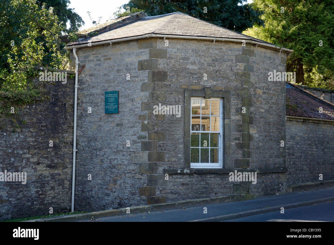 Sir George Cayley's workshop presso Brompton Hall Foto Stock