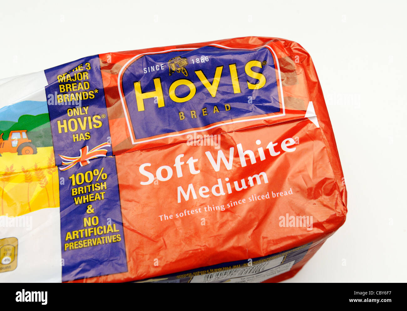 Hovis ha mezzo morbido pane bianco Foto Stock