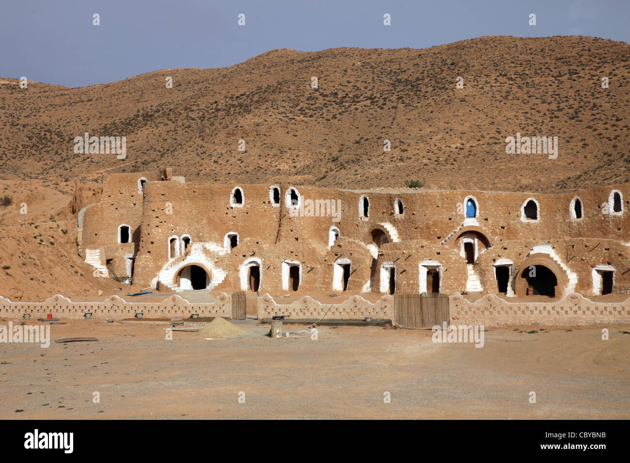 Casa beduino in Tunisia Foto Stock