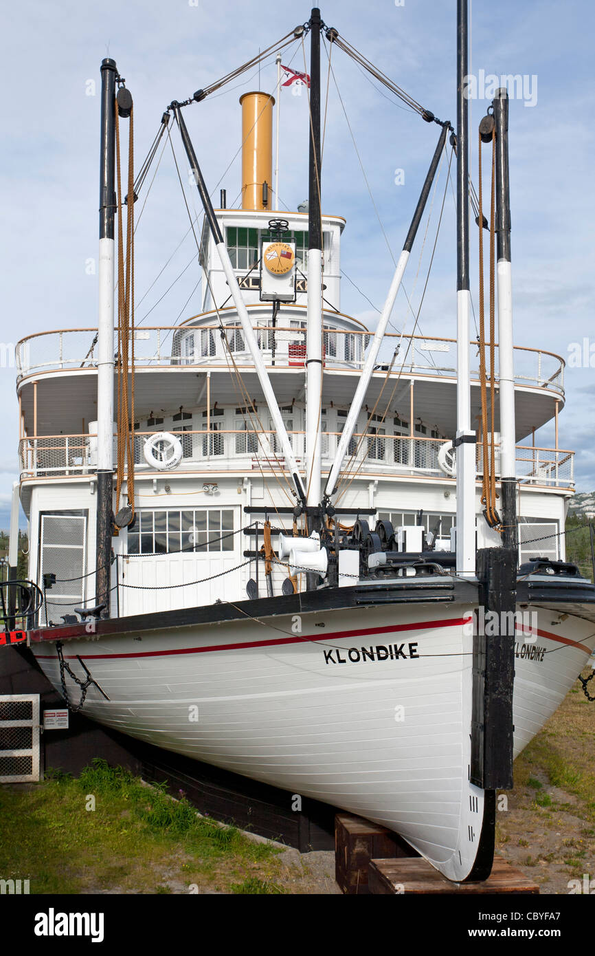 La S.S. Klondike sternwheeler museo. Whitehorse. Yukon. Canada Foto Stock