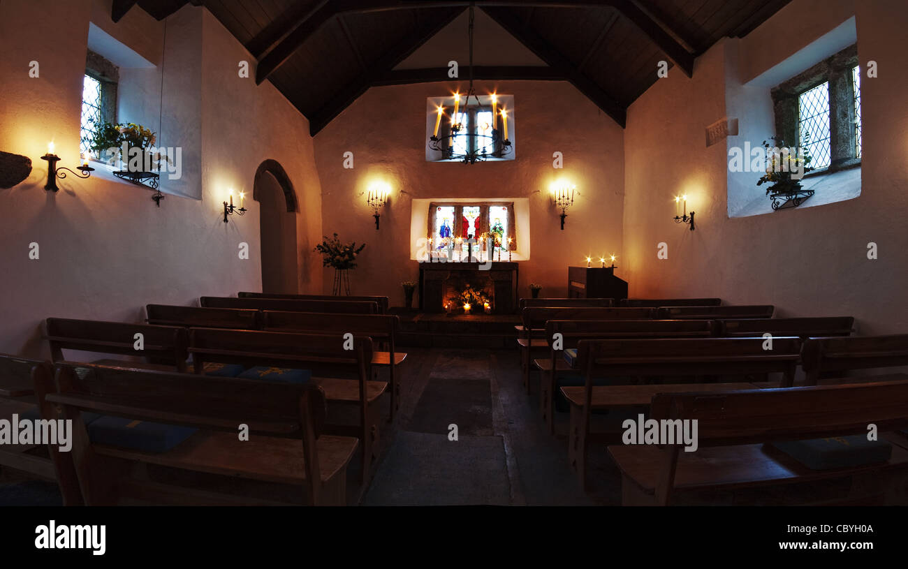 All'interno della Città Vecchia chiesa su St Marys,Isole Scilly,cornwall, Regno Unito Foto Stock All'interno della Città Vecchia chiesa su St Marys,Isole Scilly,cornwall, Regno Unito Foto Stock