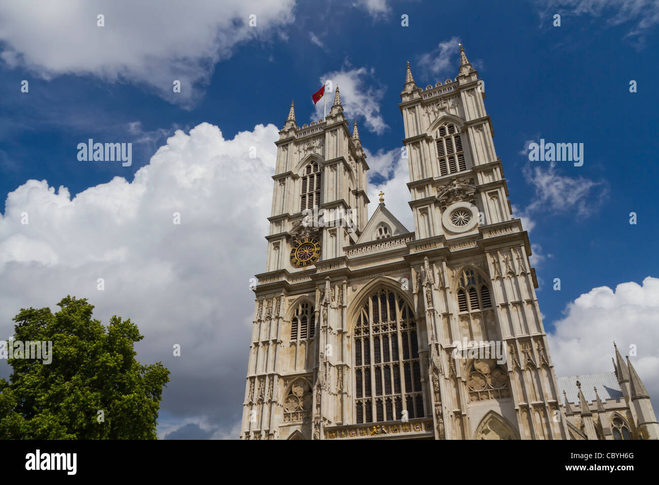 Abbazia di Westminster a Londra, Regno Unito Foto Stock