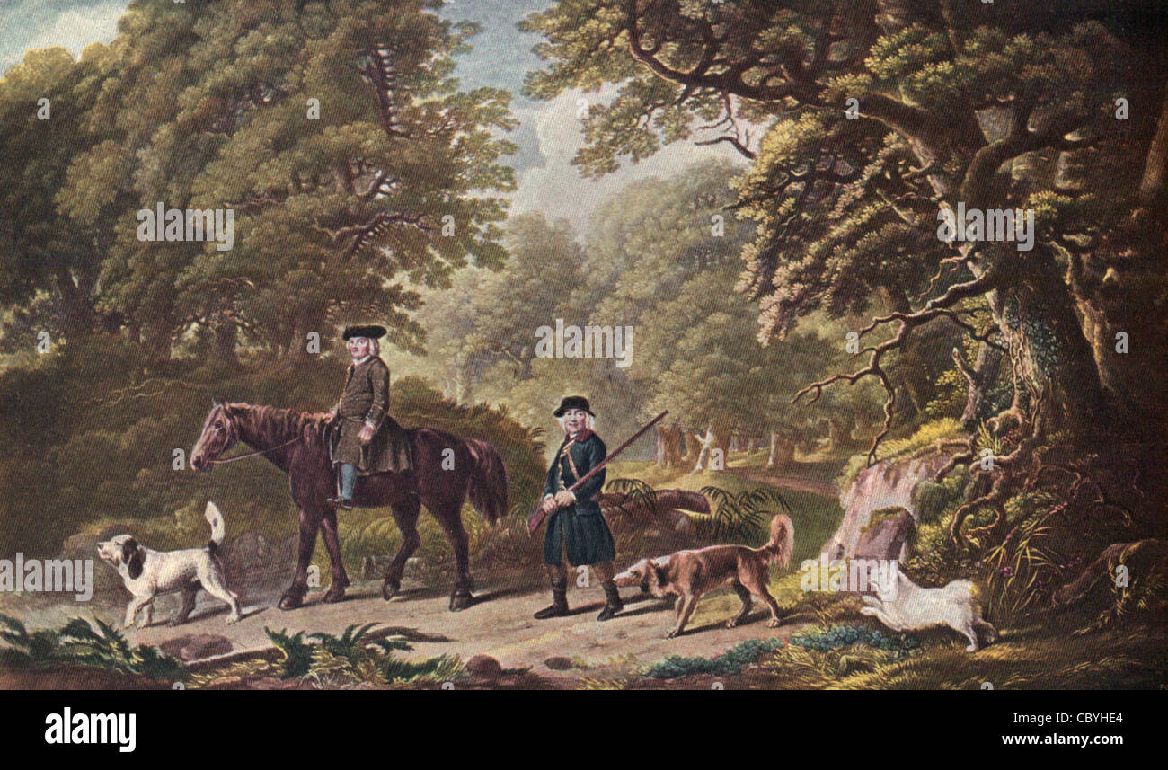 I detentori di gioco, 1790 Foto Stock