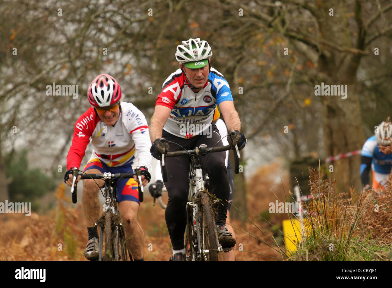 Welsh Ciclocross Cross a Margam Park Port Talbot South Wales UK Foto Stock