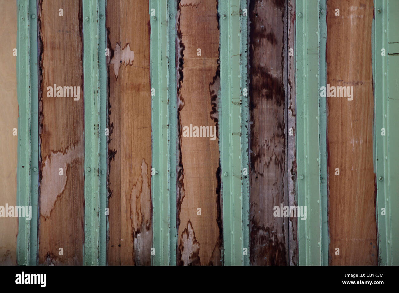 Gradini in legno Foto Stock