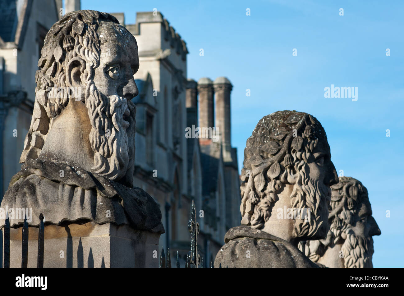 Imperatore del teste, Sheldonian Theatre, Broad Street, Oxford. Foto Stock