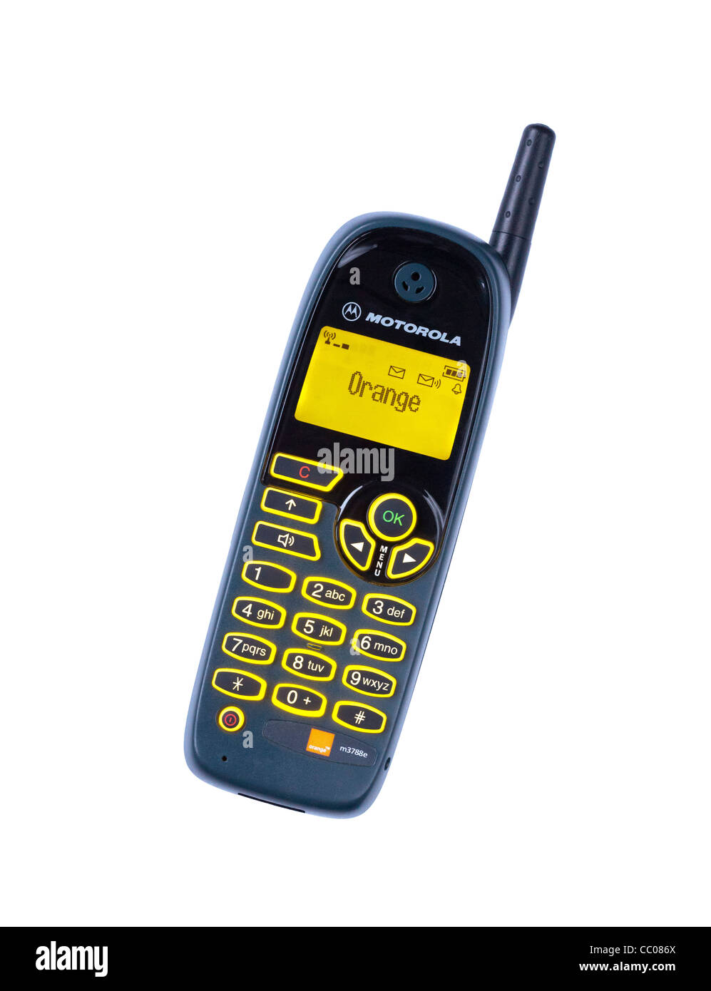 Il vecchio telefono cellulare Motorola da intorno all'anno 2000 Foto Stock