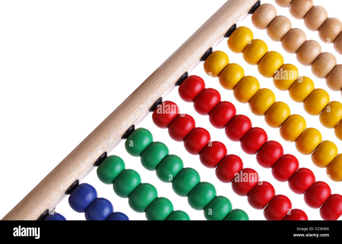 In perline colorate abacus Foto Stock