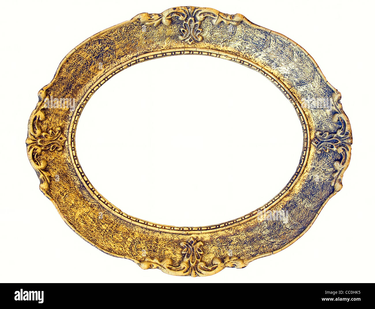 Supporto Per Foto Ovale, Supporto Per Cornici, Ovale, Nero, Crema, Taglio Smussato - Italia