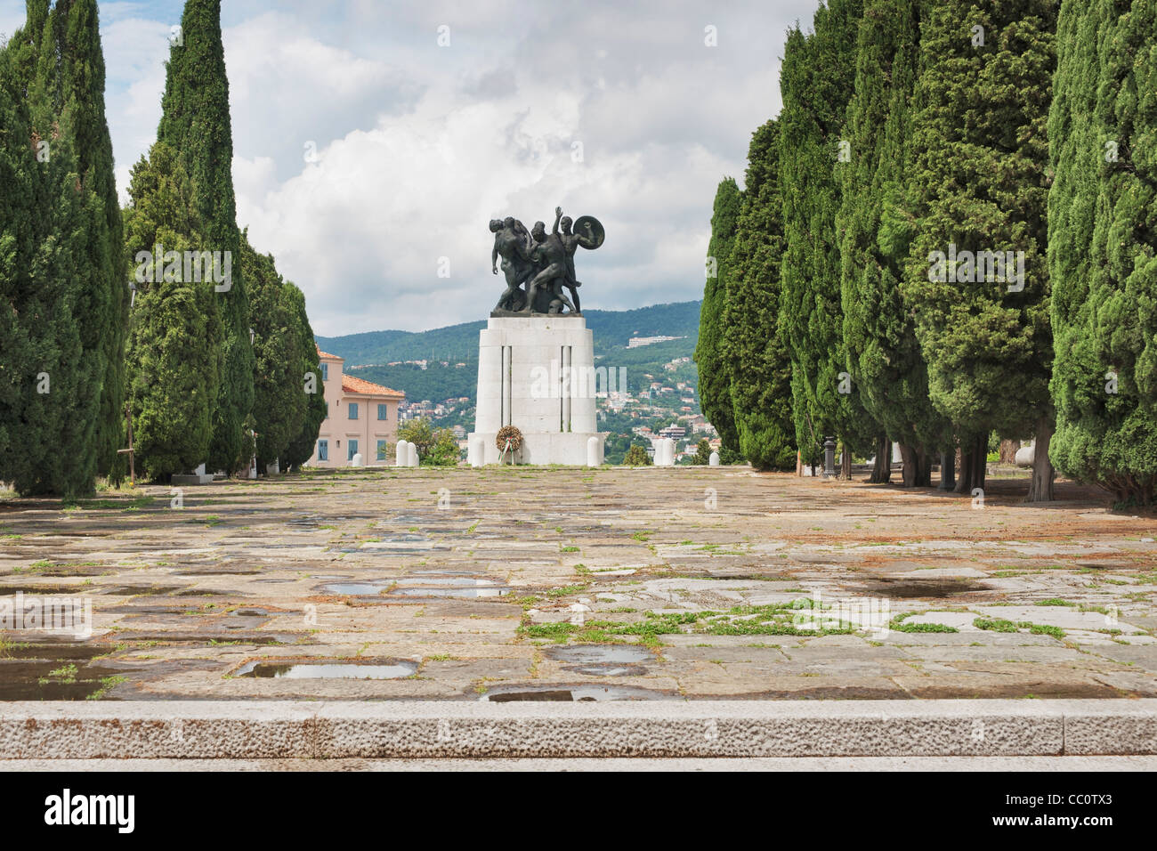 Monumento per la nella Prima Guerra Mondiale caduti, Trieste, Friuli Venezia Giulia, Italia, Europa Foto Stock