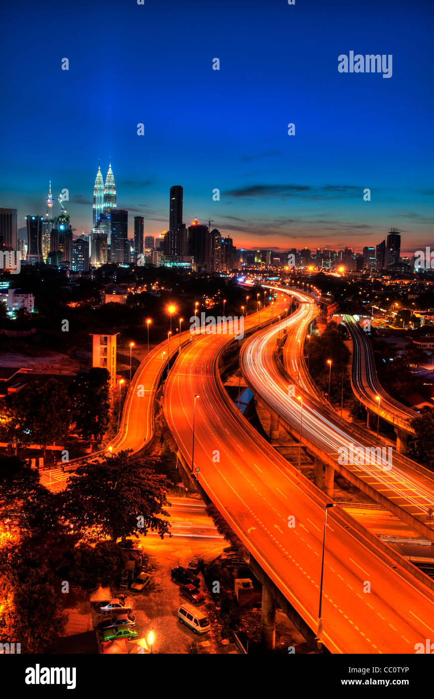 Kuala Lumpur è la capitale della Malesia. Foto Stock