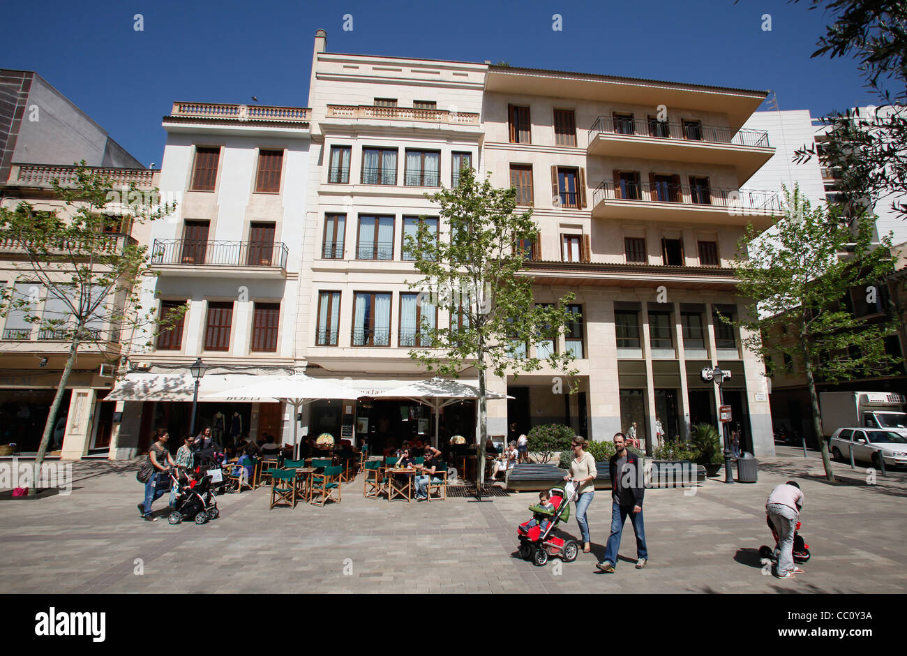 Placa Rettore del Rubi in Manacor,Mallorca,Spagna, Foto Stock