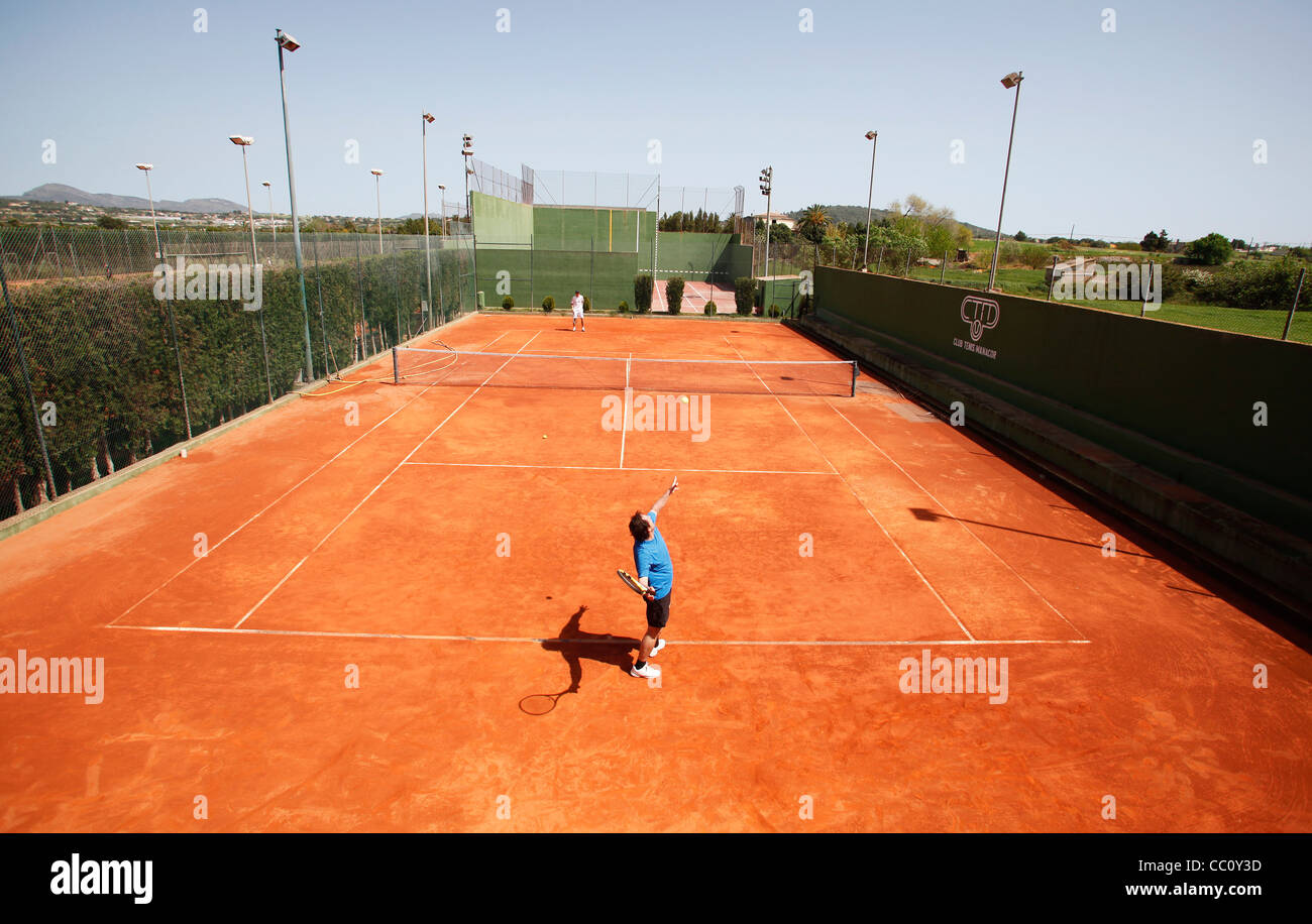 Tennis Club Manacor in Manacor,Mallorca,Spagna, Foto Stock