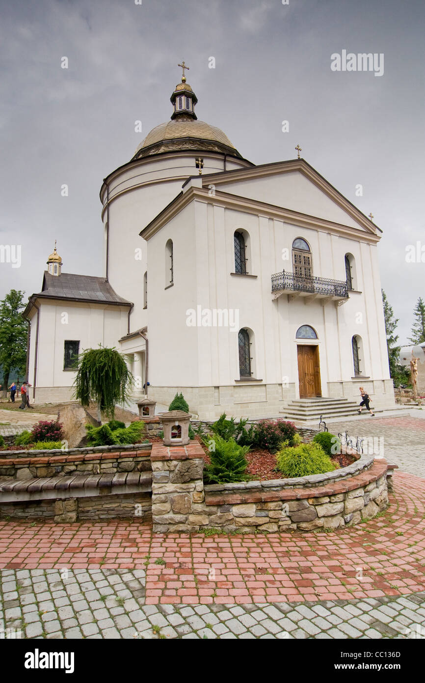 Chiesa greco-cattolica in Hosziw, Ucraina Hoszow Foto Stock