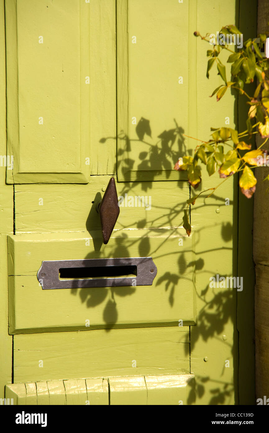 Letter Box nel sole pomeridiano Vezenobres Languedoc-Roussillon Francia Foto Stock