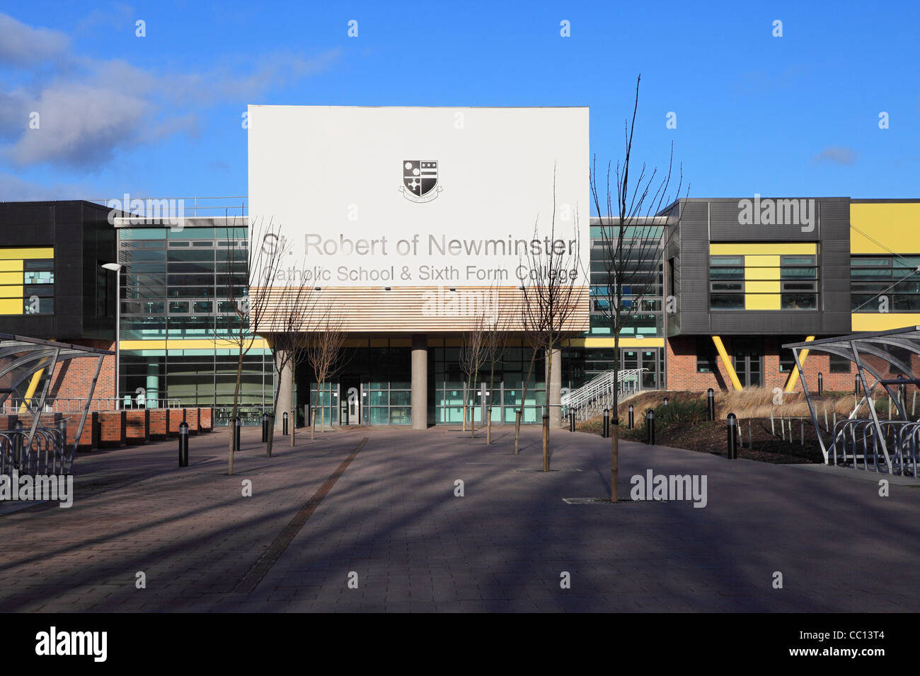 San Roberto di Newminster Scuola Cattolica e 6° modulo college North East England, Regno Unito Foto Stock